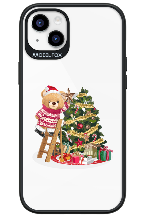 Christmas Bear (Transparent) - Apple iPhone 14 Plus