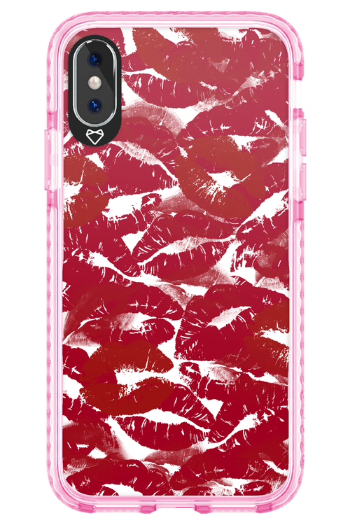 Burgundy and Kiss - Apple iPhone X
