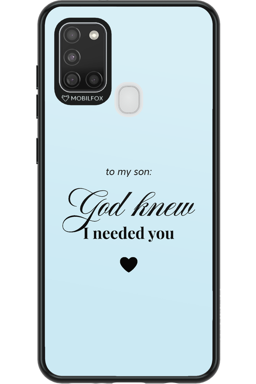 To My Son - Samsung Galaxy A21 S