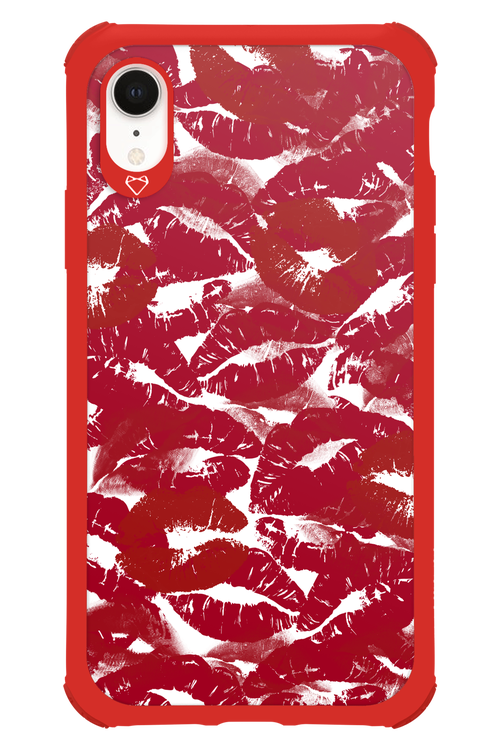Burgundy and Kiss 2.0 - Apple iPhone XR