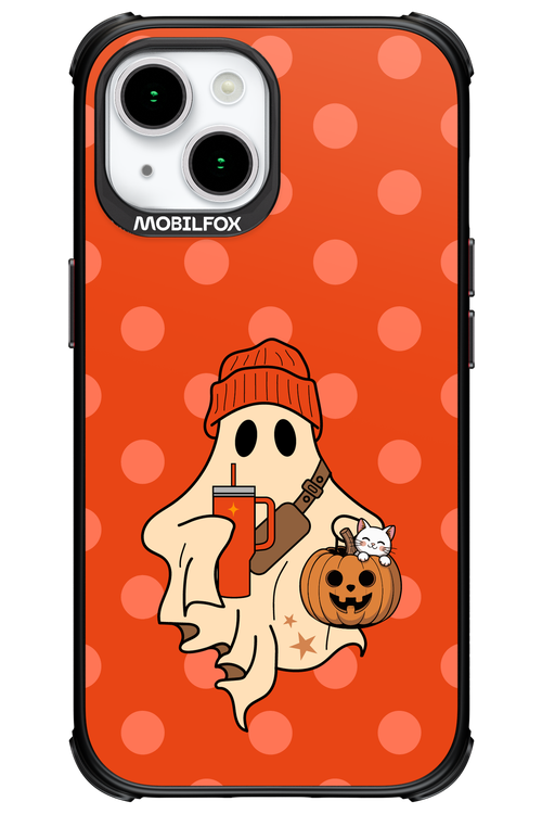 Ghost Girl (Orange) - Apple iPhone 15