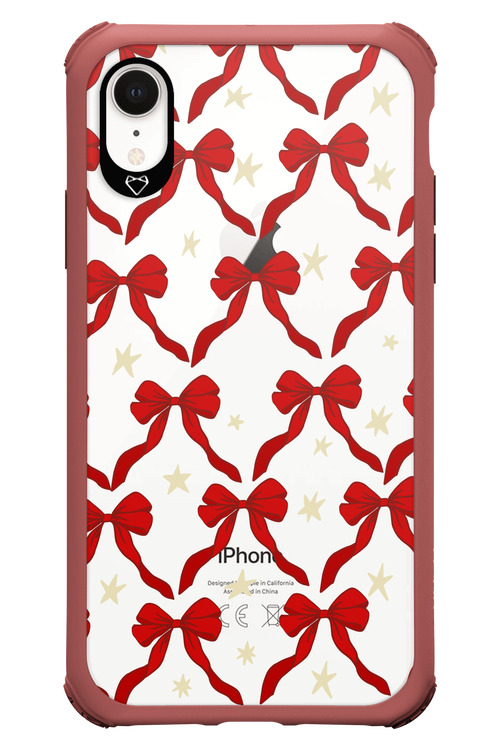 Bow & Stars (Transparent) - Apple iPhone XR