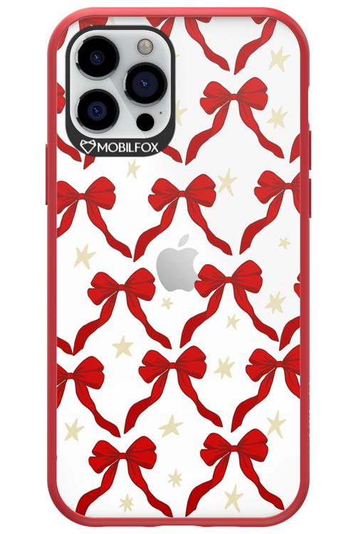 Bow & Stars (Transparent) - Apple iPhone 12 Pro