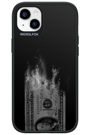 Money Burn B&W - Apple iPhone 14 Plus