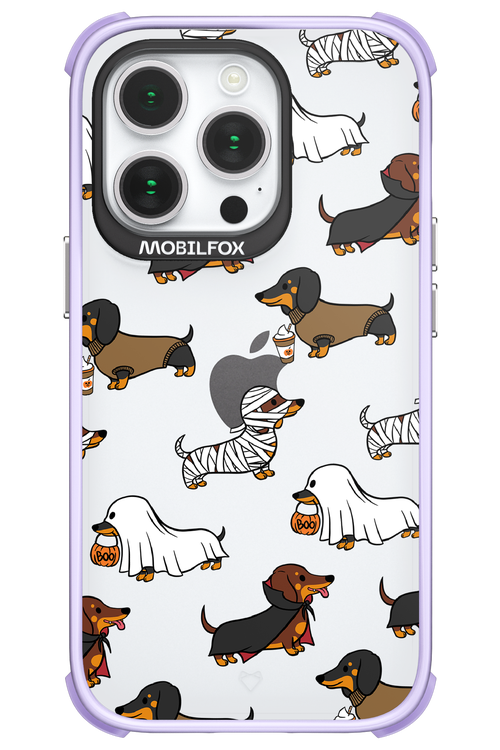 Scary Dachshund (Transparent) - Apple iPhone 14 Pro
