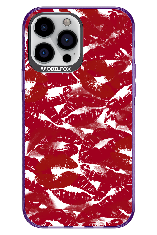 Burgundy and Kiss 2.0 - Apple iPhone 13 Pro Max