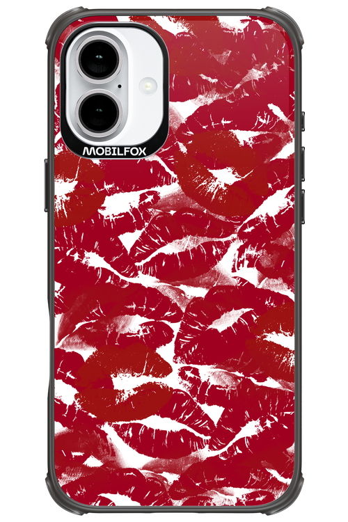 Burgundy and Kiss 2.0 - Apple iPhone 16 Plus
