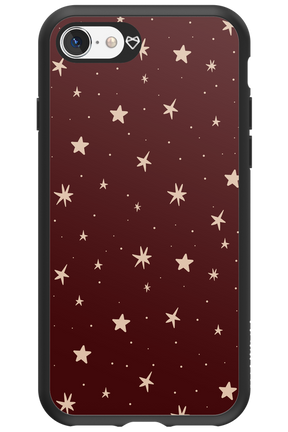 Burgundy Stars - Apple iPhone SE 2020