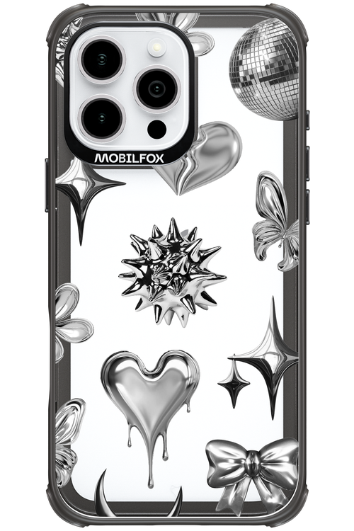 Silver Zone Transparent - Apple iPhone 16 Pro Max