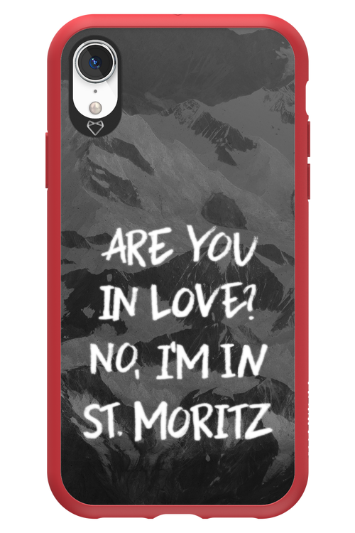 I'm in St. Moritz - Apple iPhone XR