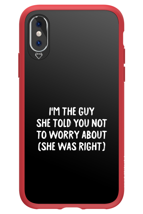 She was right 2.0 - Apple iPhone XS