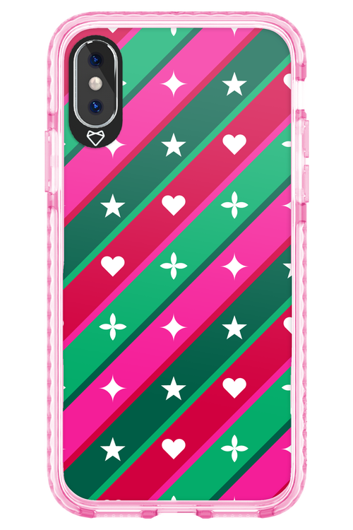 Christmas Stripes - Apple iPhone X