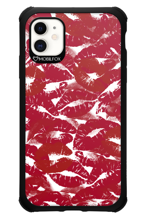 Burgundy and Kiss - Apple iPhone 11