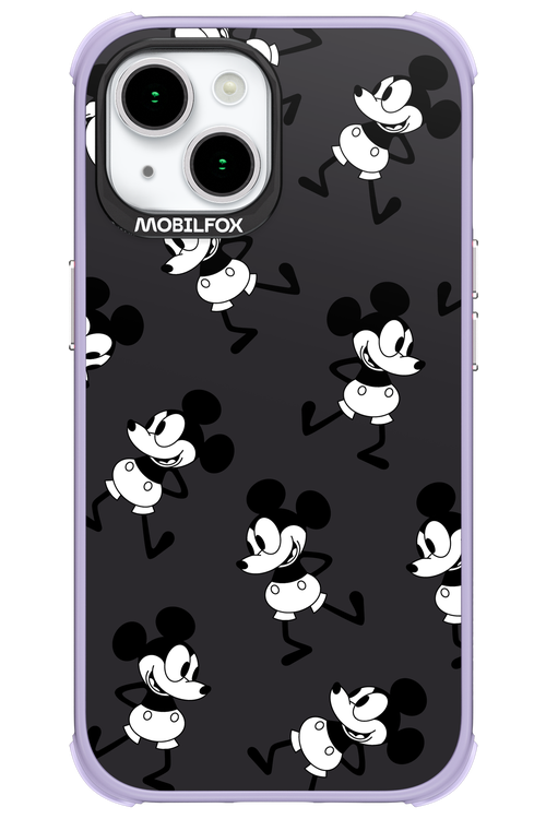 Iconic Mouse (antracite pattern) - Apple iPhone 15