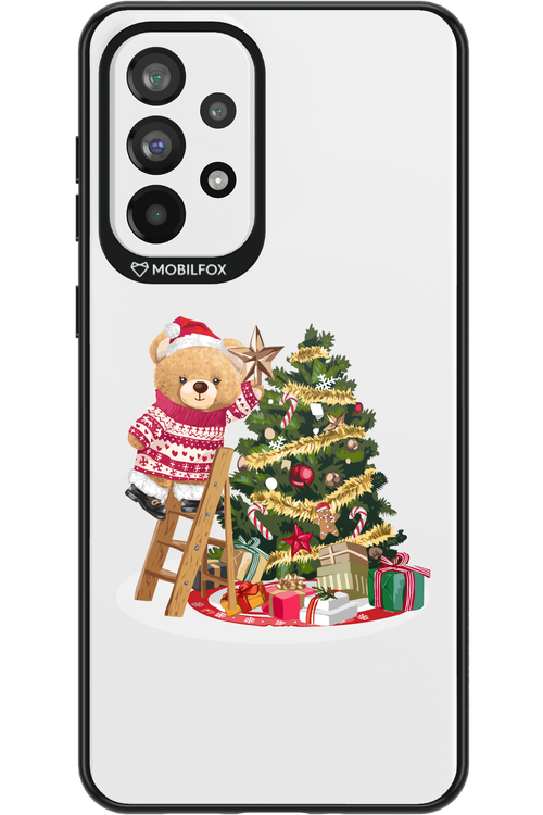 Christmas Bear (Transparent) - Samsung Galaxy A73