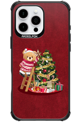 Christmas Bear (Burgundy) - Apple iPhone 16 Pro Max