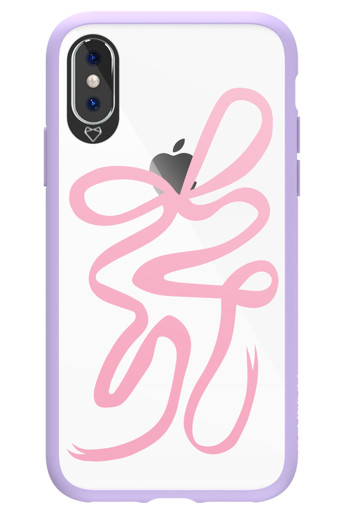 Pink Bow - Apple iPhone XS