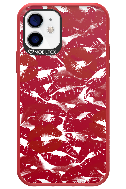 Burgundy and Kiss 2.0 - Apple iPhone 12