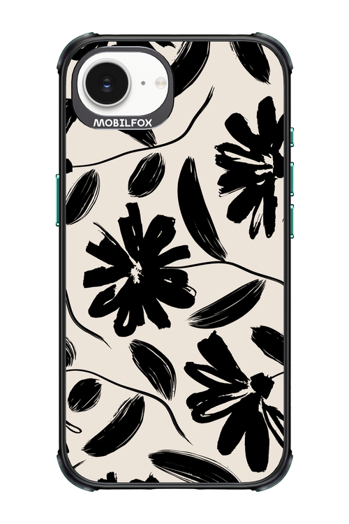 Monochrome Flowerss 2.0 - Apple iPhone 16e