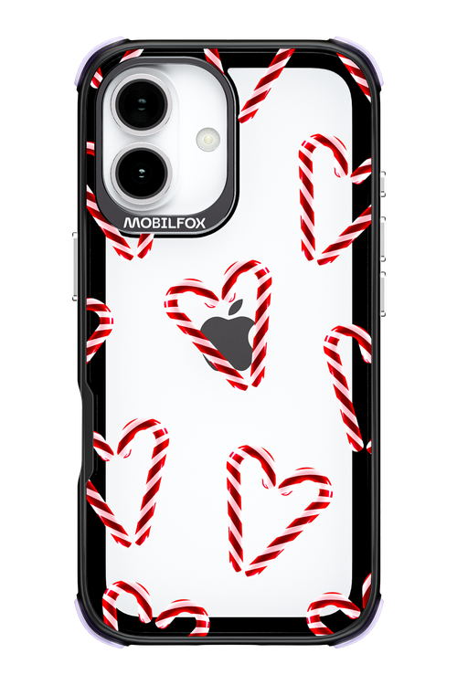 Candy Cane Hearts - Apple iPhone 17