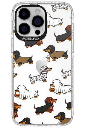 Scary Dachshund (Transparent) - Apple iPhone 14 Pro Max