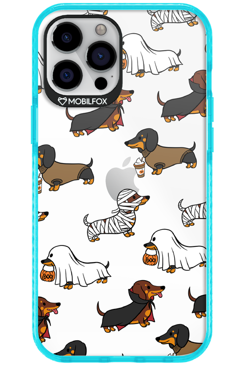 Scary Dachshund (Transparent) - Apple iPhone 12 Pro Max