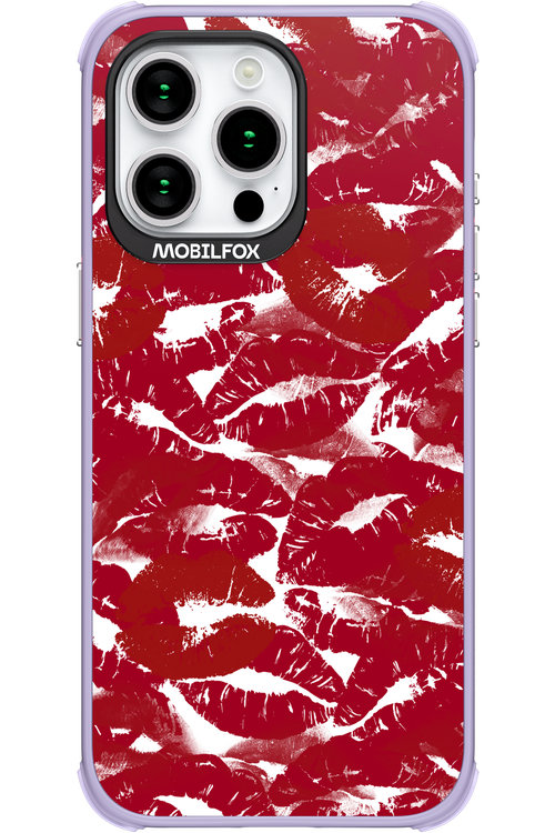 Burgundy and Kiss 2.0 - Apple iPhone 15 Pro Max