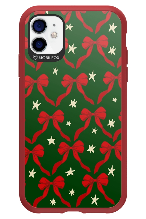 Bow & Stars (Green) - Apple iPhone 11