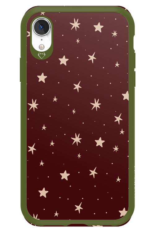 Burgundy Stars - Apple iPhone XR