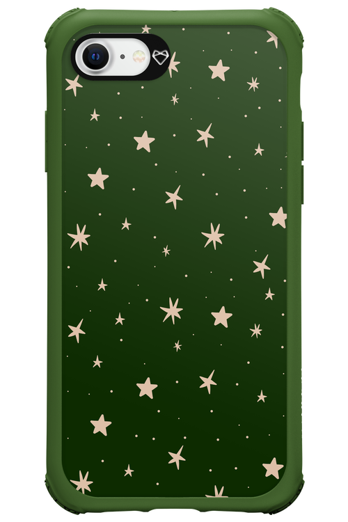 Forest Green Stars - Apple iPhone 8