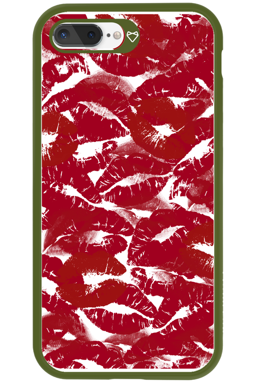 Burgundy and Kiss 2.0 - Apple iPhone 8 Plus