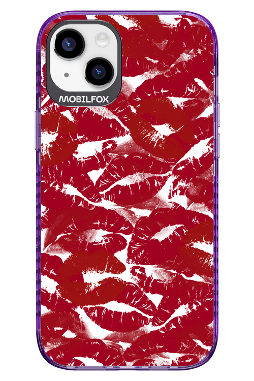 Burgundy and Kiss 2.0 - Apple iPhone 14 Plus