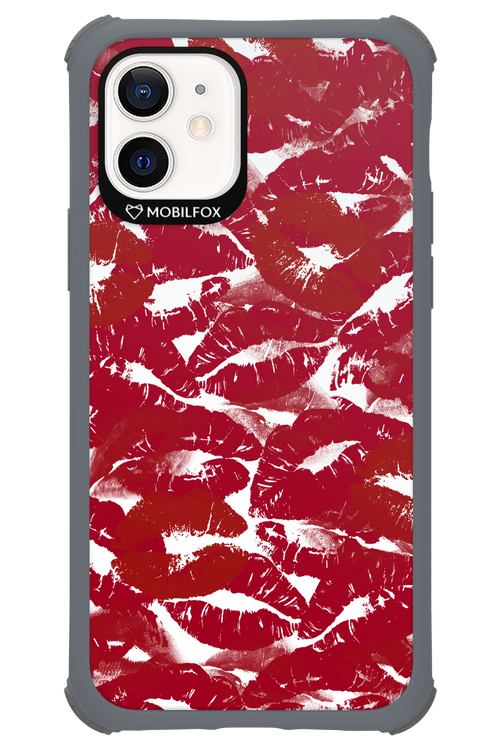 Burgundy and Kiss 2.0 - Apple iPhone 12