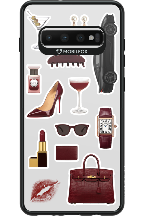 Classy Burgundy - Samsung Galaxy S10+