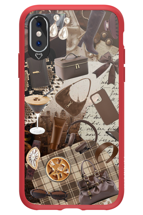 Brown Love - Apple iPhone XS