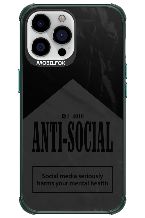 ANTI-SOCIAL (BLVCK) 2.0 - Apple iPhone 13 Pro Max