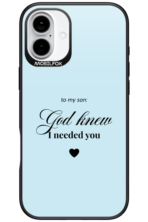 To My Son 2.0 - Apple iPhone 16 Plus