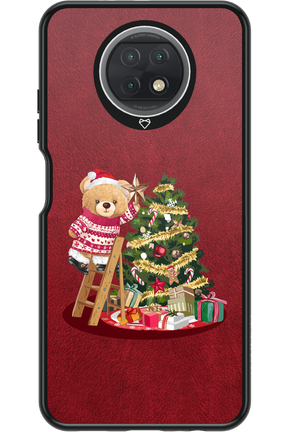 Christmas Bear (Burgundy) - Xiaomi Redmi Note 9T 5G
