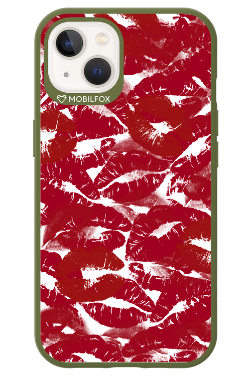 Burgundy and Kiss 2.0 - Apple iPhone 13