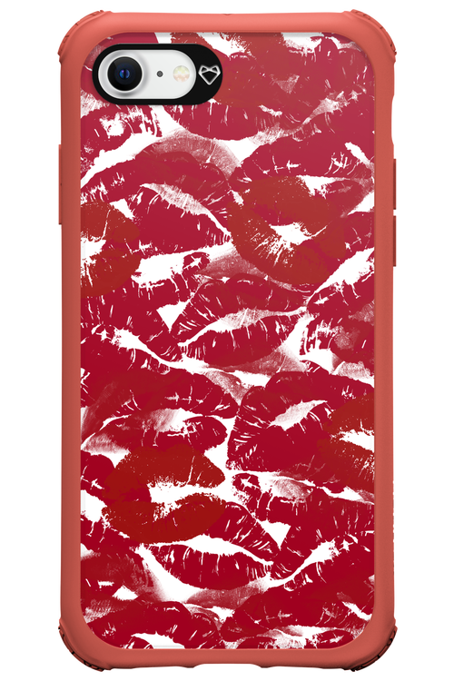 Burgundy and Kiss - Apple iPhone SE 2022