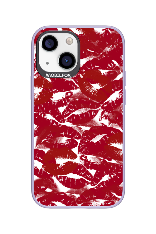 Burgundy and Kiss 2.0 - Apple iPhone 13 Mini