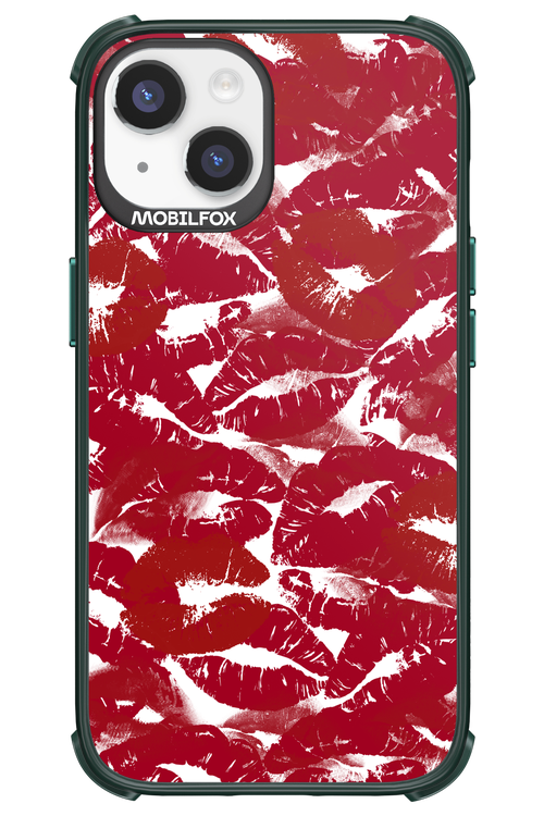 Burgundy and Kiss 2.0 - Apple iPhone 14