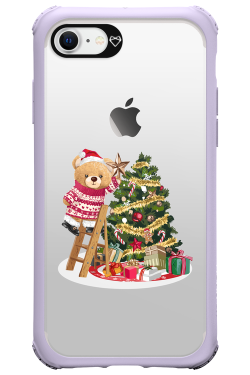 Christmas Bear (Transparent) - Apple iPhone 7