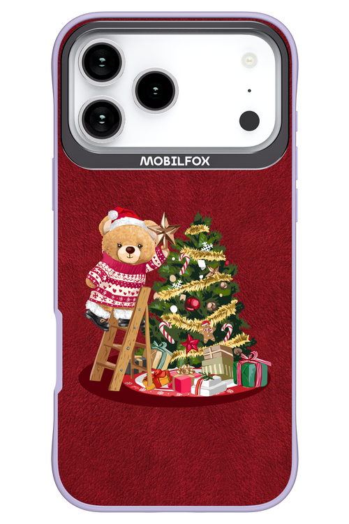 Christmas Bear (Burgundy) - Apple iPhone 17 Pro Max