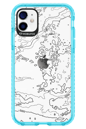 Contour Map - Apple iPhone 11