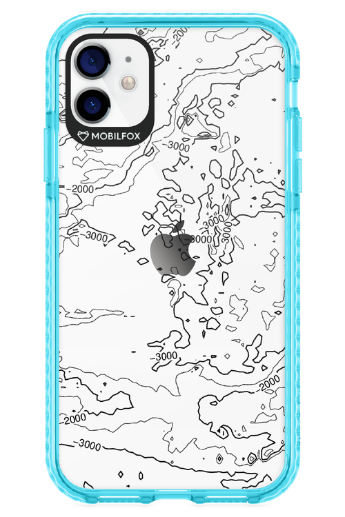 Contour Map - Apple iPhone 11
