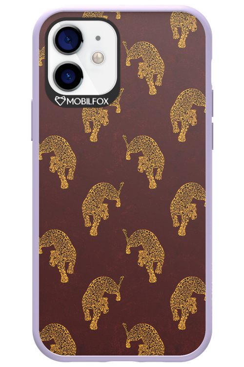 Burgundy Leopard Pattern - Apple iPhone 12