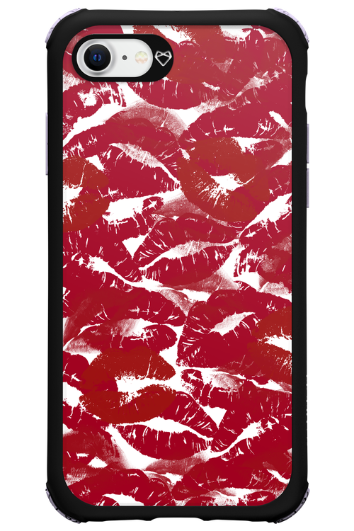 Burgundy and Kiss 2.0 - Apple iPhone 8