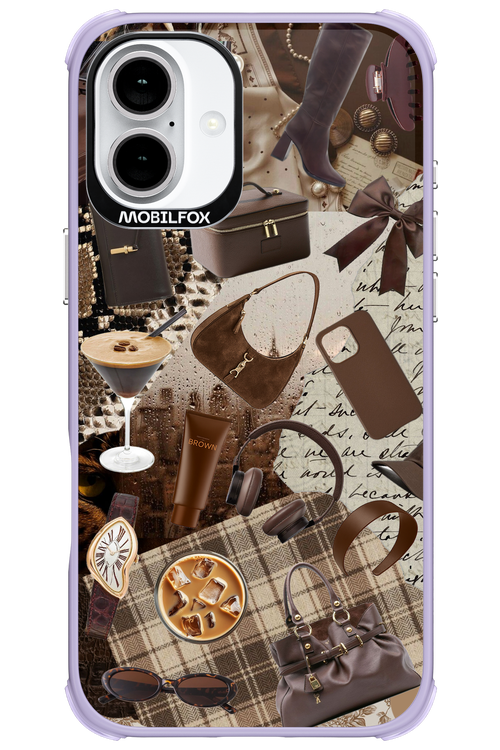 Brown Love - Apple iPhone 16 Plus