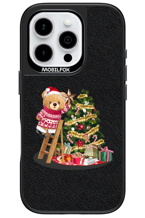 Christmas Bear (Leather) - Apple iPhone 16 Pro